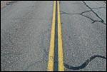 two-lane road detail