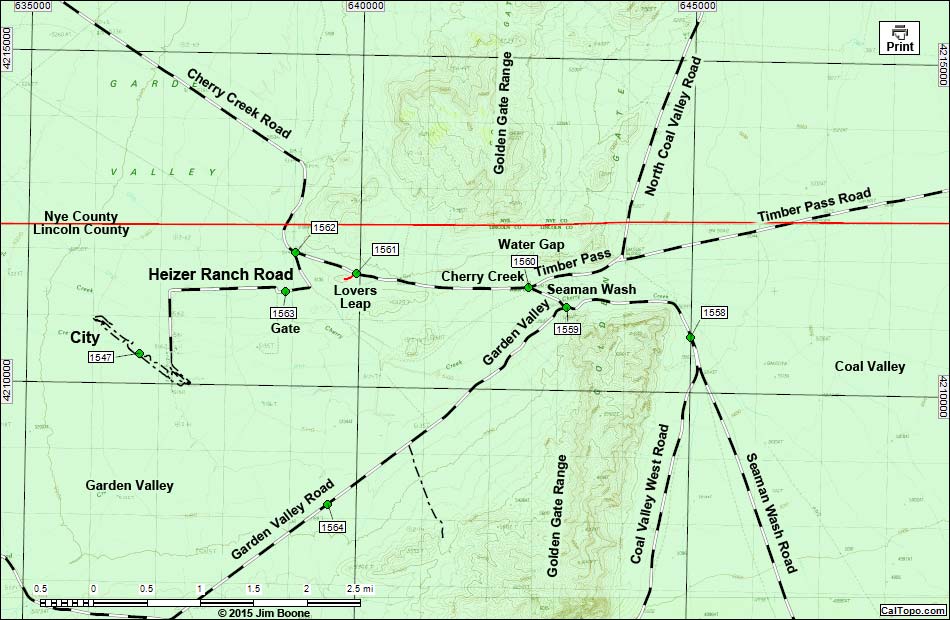 Heizer Ranch Road Map