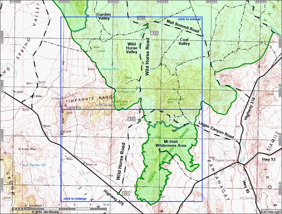 Wild Horse Valley Road Map