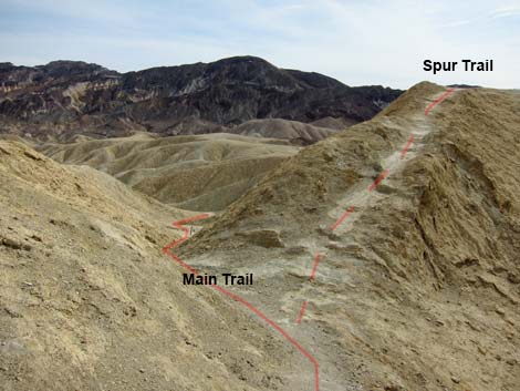 Golden Canyon to Zabriskie Point Trail