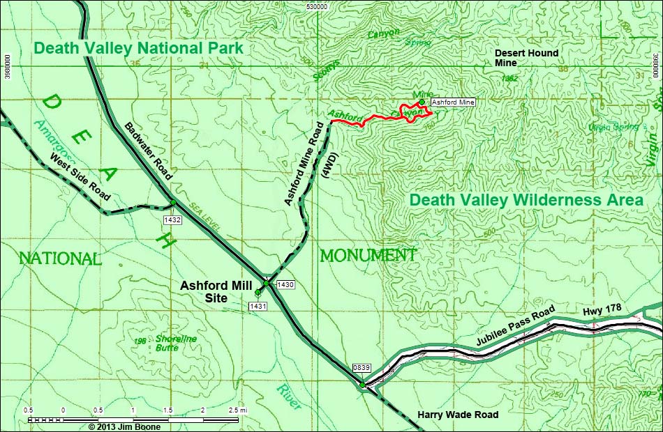 Ashford Mill Site Map