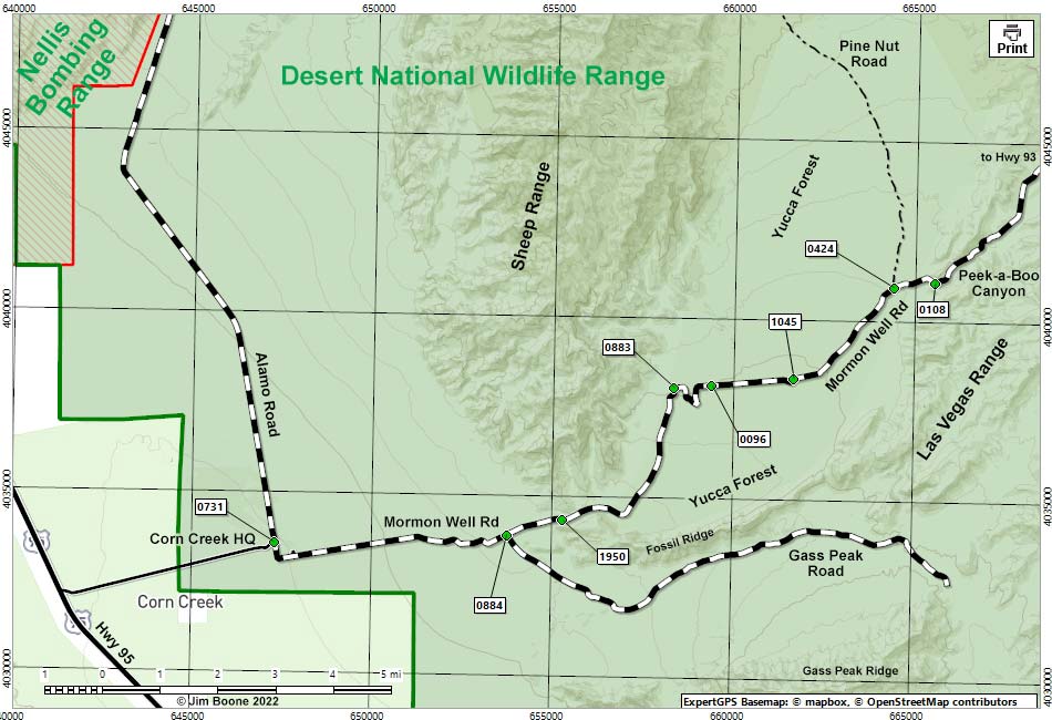 Mormon Well Road Map