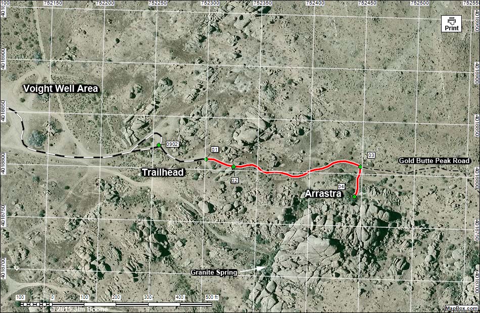 Voight Well Site Map