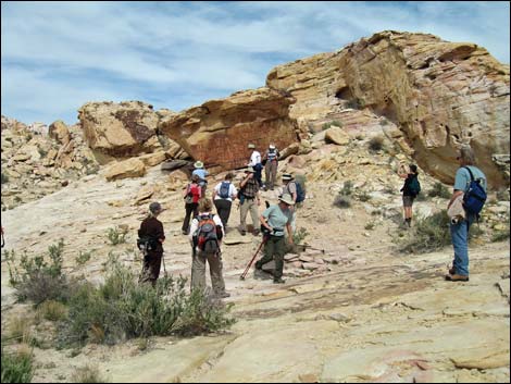 Falling Man Rock Art Site