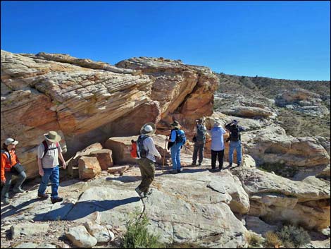 Falling Man Rock Art Site