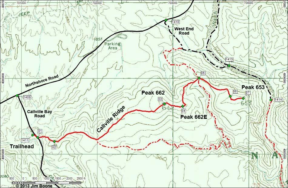 Callville Ridge Route