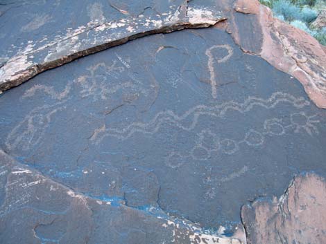 Lake Mead petroglyphs