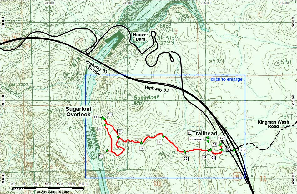 Sugarloaf Overlook Map