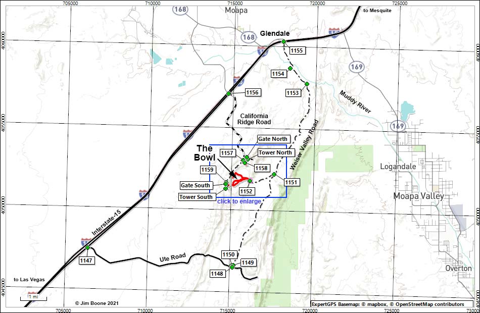 Weiser Bowl (The Bowl) Map