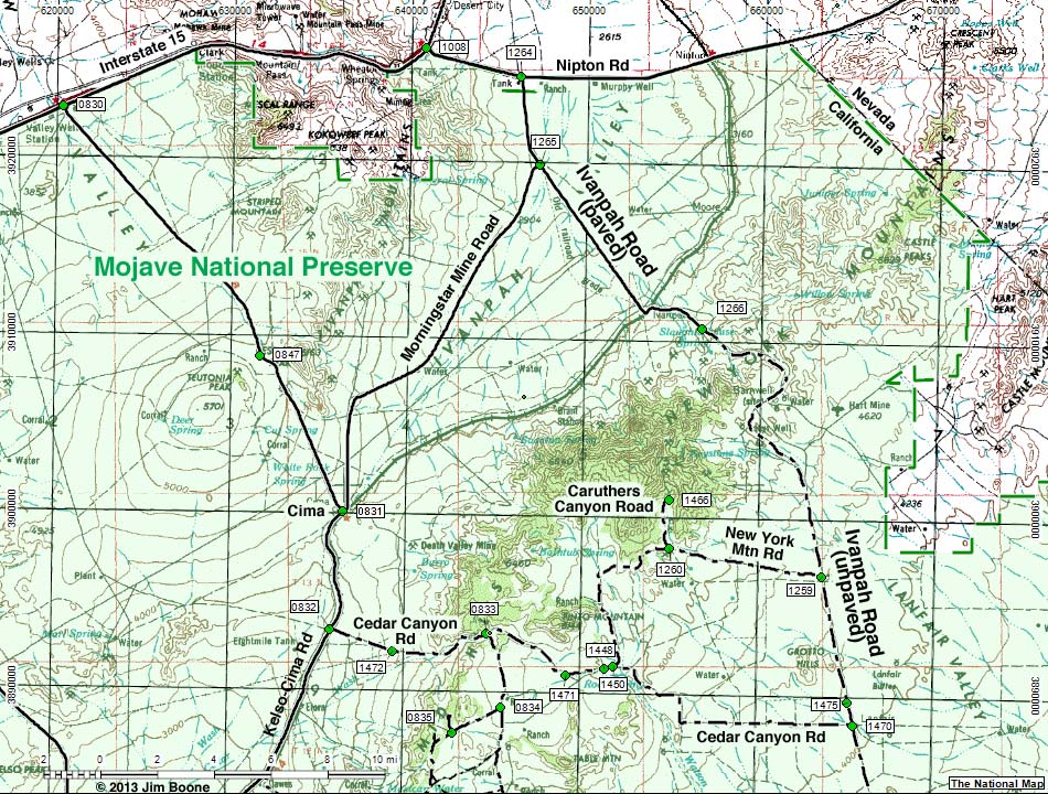 Ivanpah Road Map