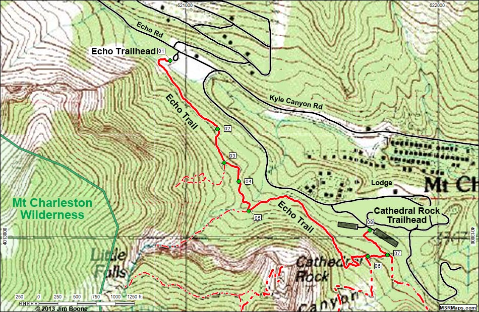 Little Falls Trail Map