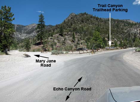 Mary Jane Falls Trailhead